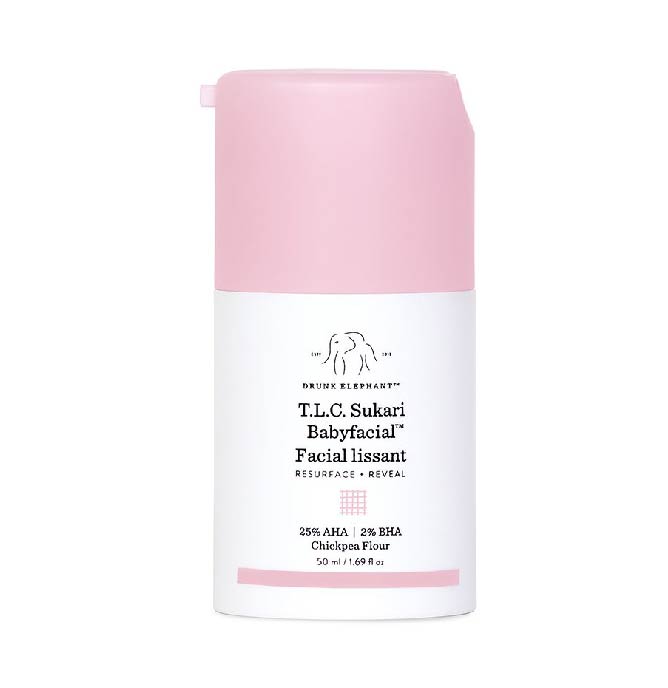 drunk elephant t.l.c. sukari babyfacial cruelty-free