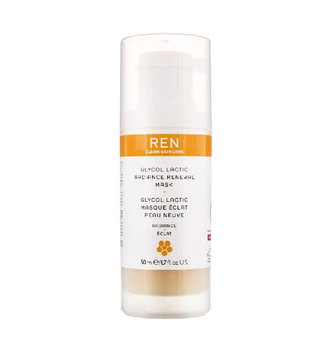 ren glycol lactic radiance renewal mask cruelty-free