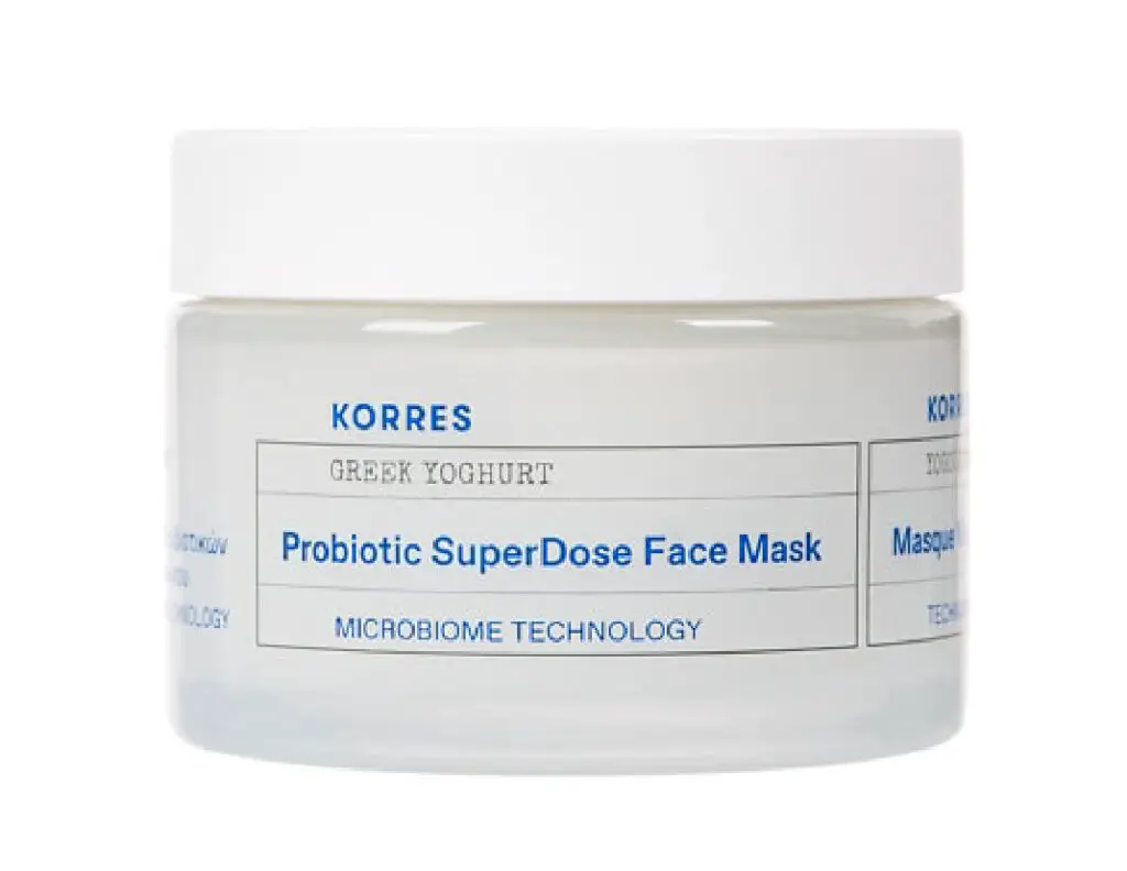 korres hydra-biome yoghurt mask cruelty-free