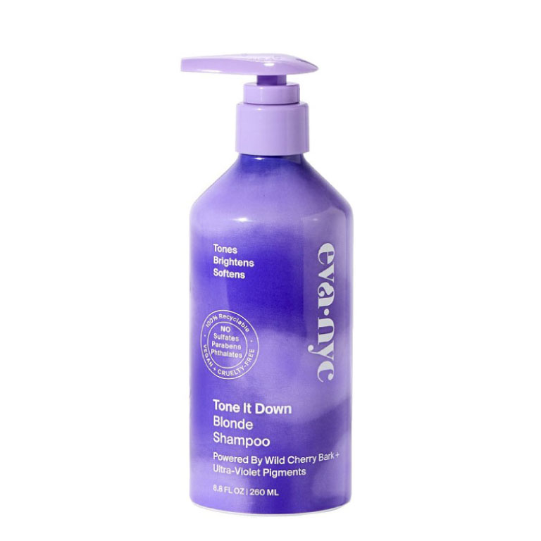 eva nyc tone it down blonde shampoo vegan + cruelty-free