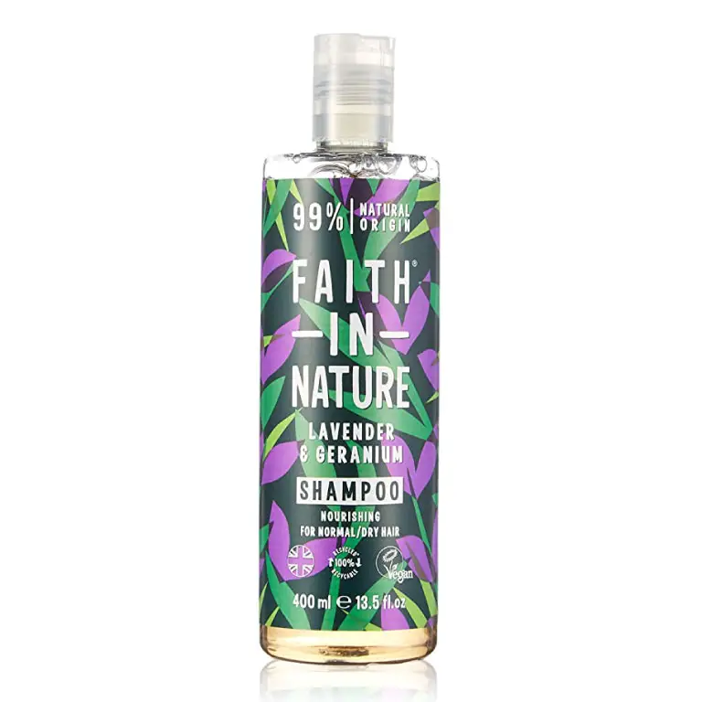 faith in nature lavender and geranium shampoo vegan + cruelty-free