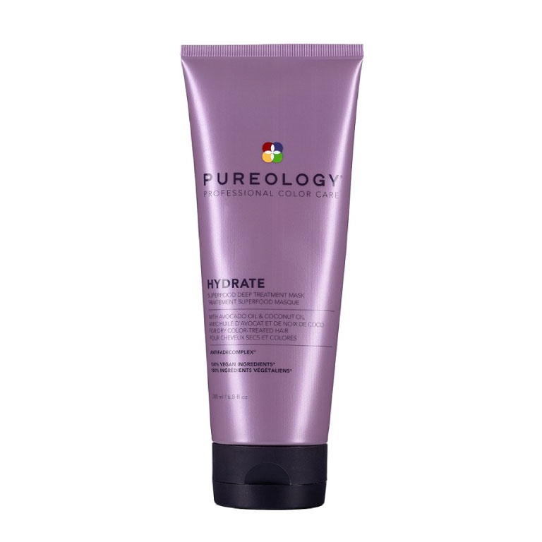 pureology hydrate superfood treatment hair mask