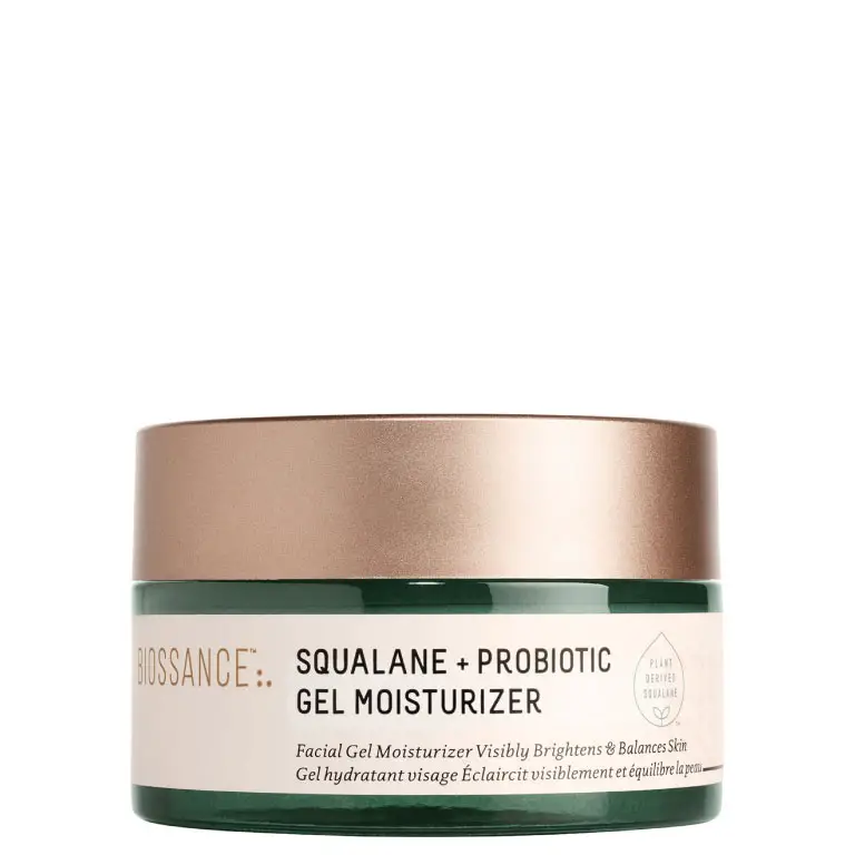 biossance squalane + probiotic gel moisturizer cruelty-free