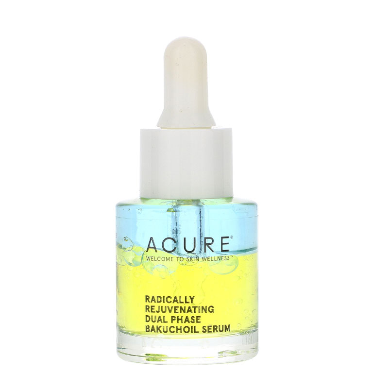 acure radically rejuvenating dual phase backuchiol serum cruelty-free