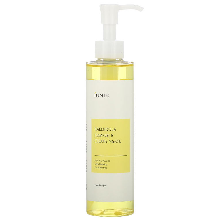 iunik complete calendula cleansing oil vegan cruelty-free