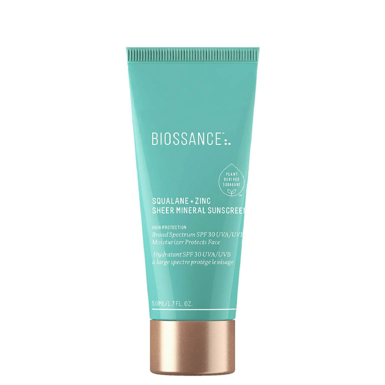 Biossance Squalane + Zinc Sheer Mineral Sunscreen SPF 30