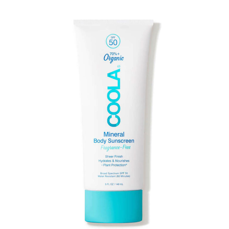 Coola Mineral Body Organic Sunscreen Lotion SPF 50 Fragrance-Free