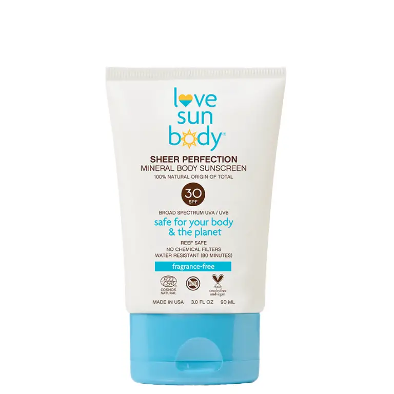 Love Sun Body Sheer Perfection Mineral Body Sunscreen SPF 30